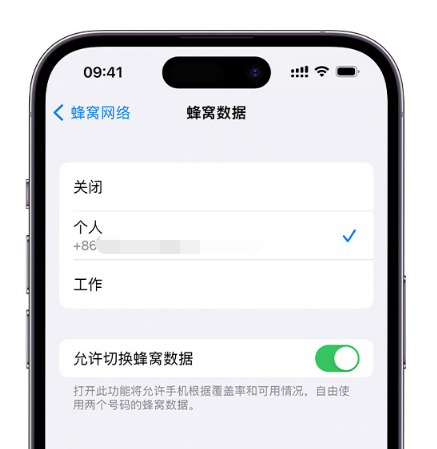 荣邦乡苹果维修服务分享如何在iPhone上使用双卡 